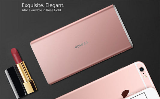Rose Gold Portable Charger
