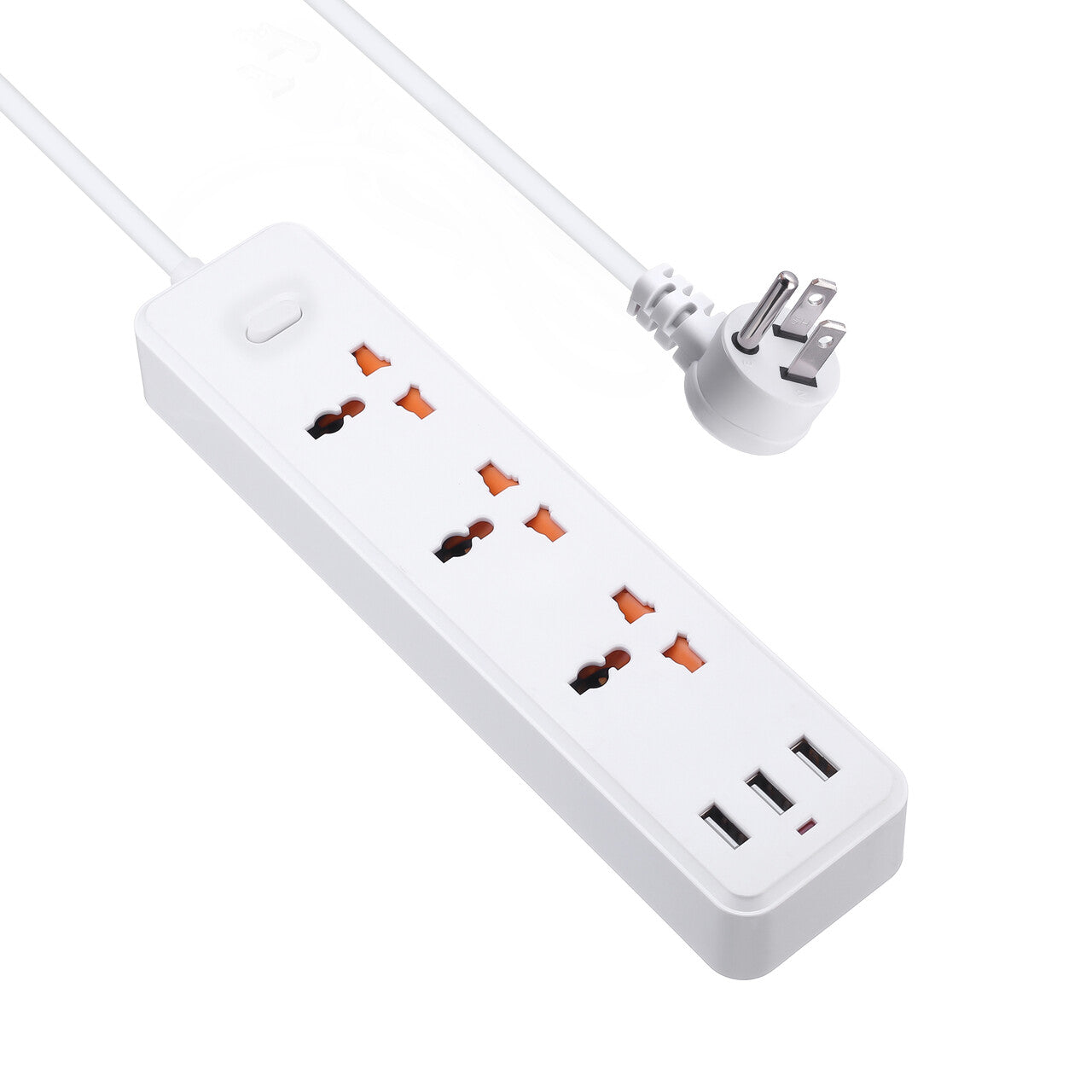 Power Strip Surge Protector Extender with 3 USB Ports 3 Outlet Plugs 1 –  Poweradd