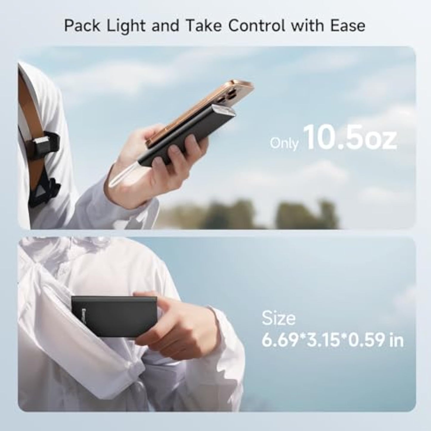 EnergyCell Portable 12000mAh Fast Charging Power Bank