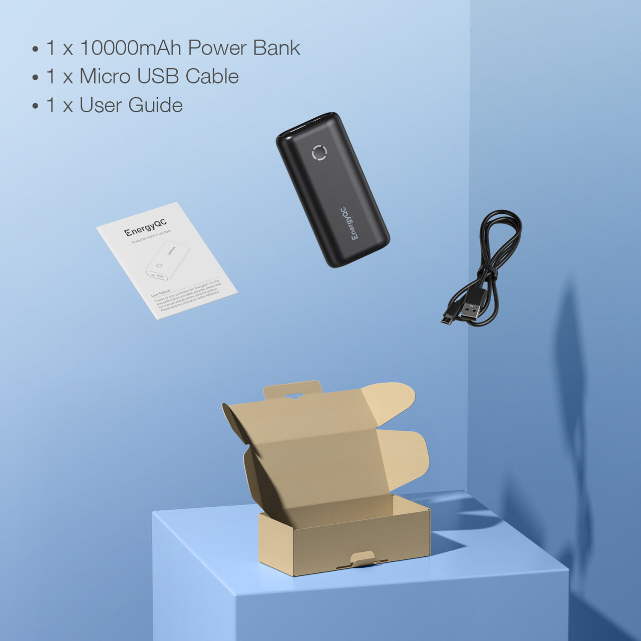 Smallest and Lightest 10000mAh External Battery, compatible for iPhone 12 XS X Samsung S10 Google LG iPad and More