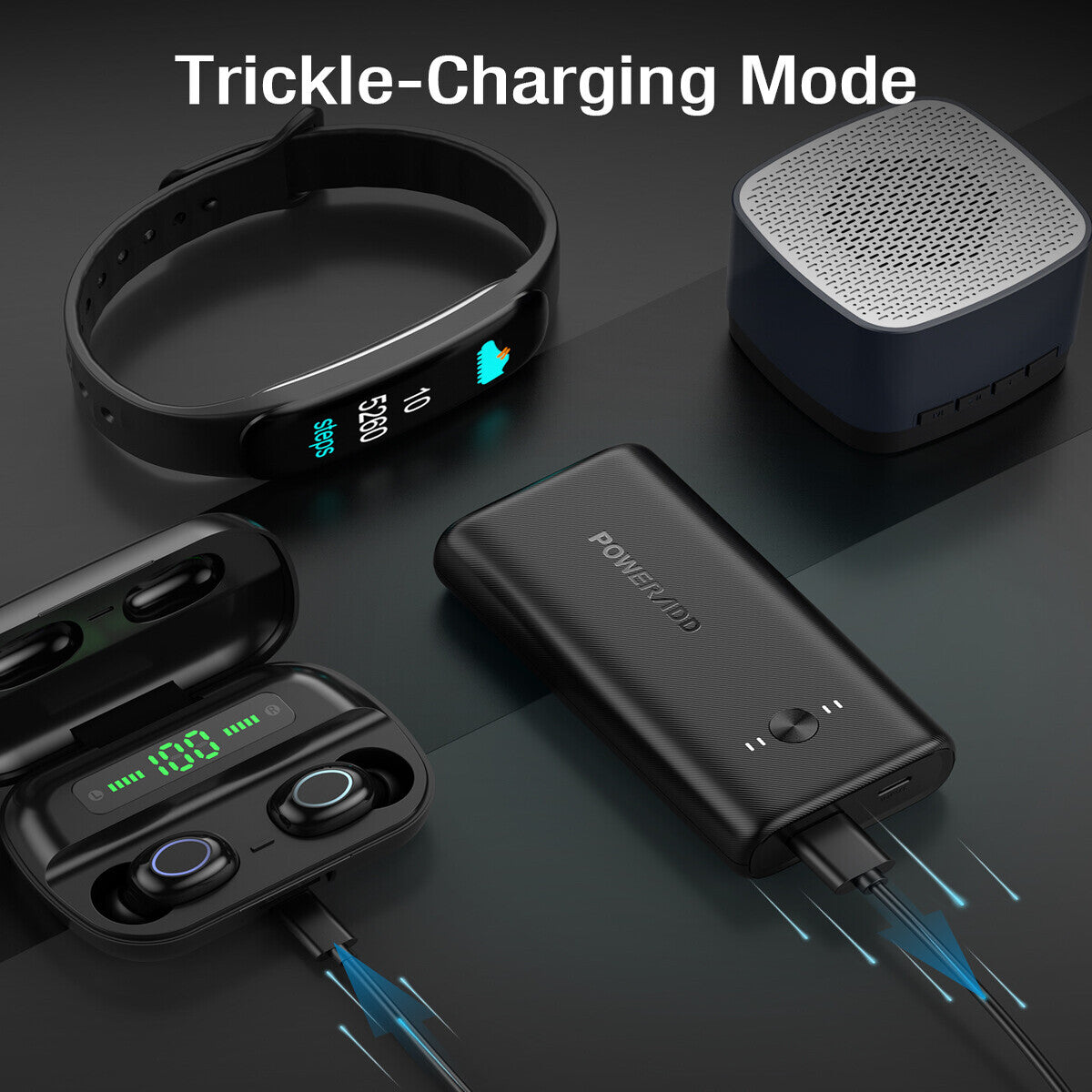 Poweradd 10000mAh Mini Portable External Power Bank