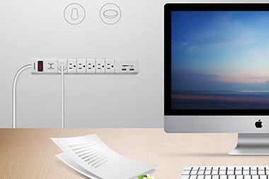  6-Outlet Commercial Power Strip Surge Protector
