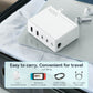 POWERΛDD PRO 100W 5 Ports USB C Wall Charger