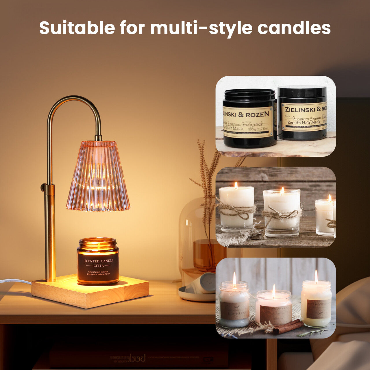 【Christmas sale】Smart Warm Candle Lamp