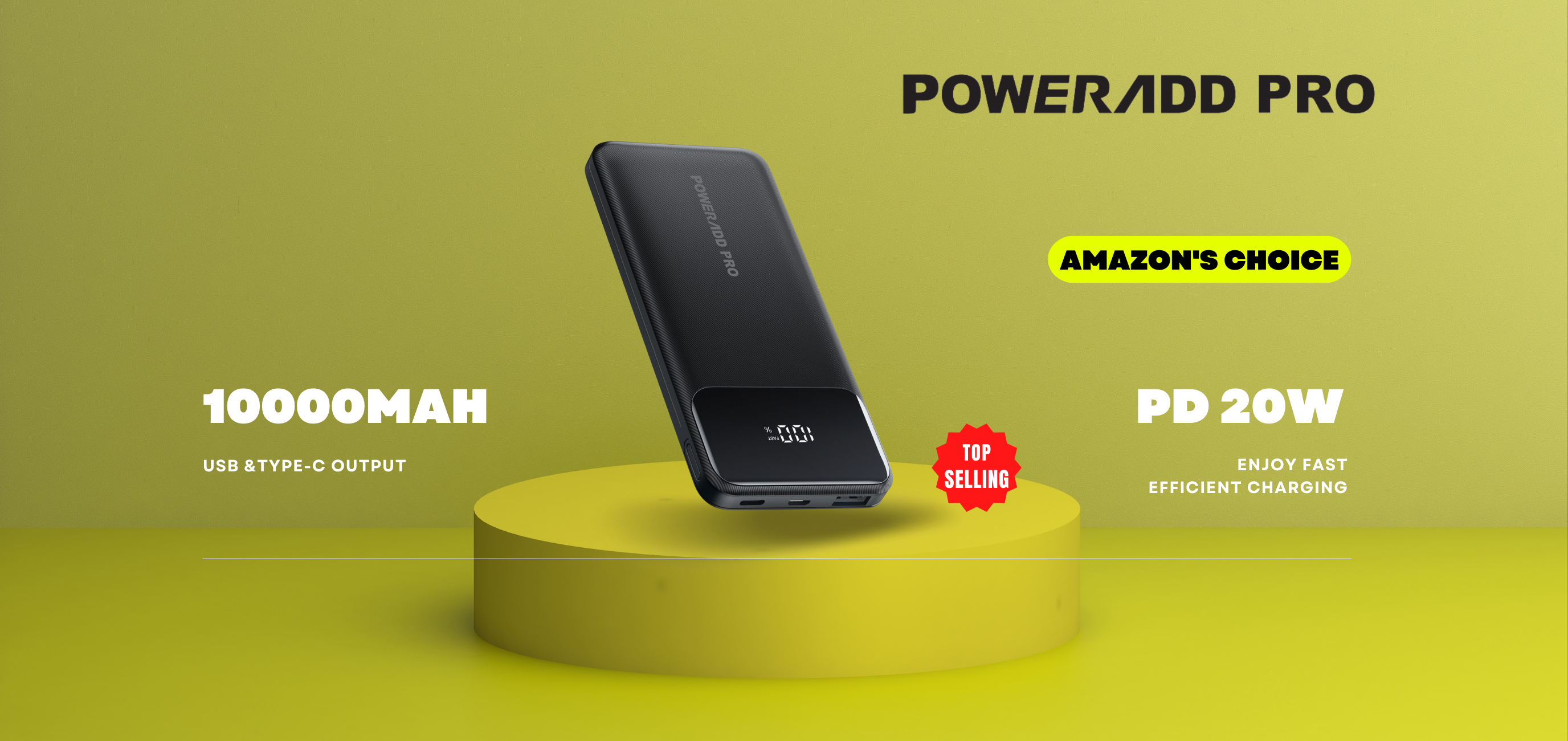 POWERΛDD PRO Power Bank 50000mAh – Poweradd