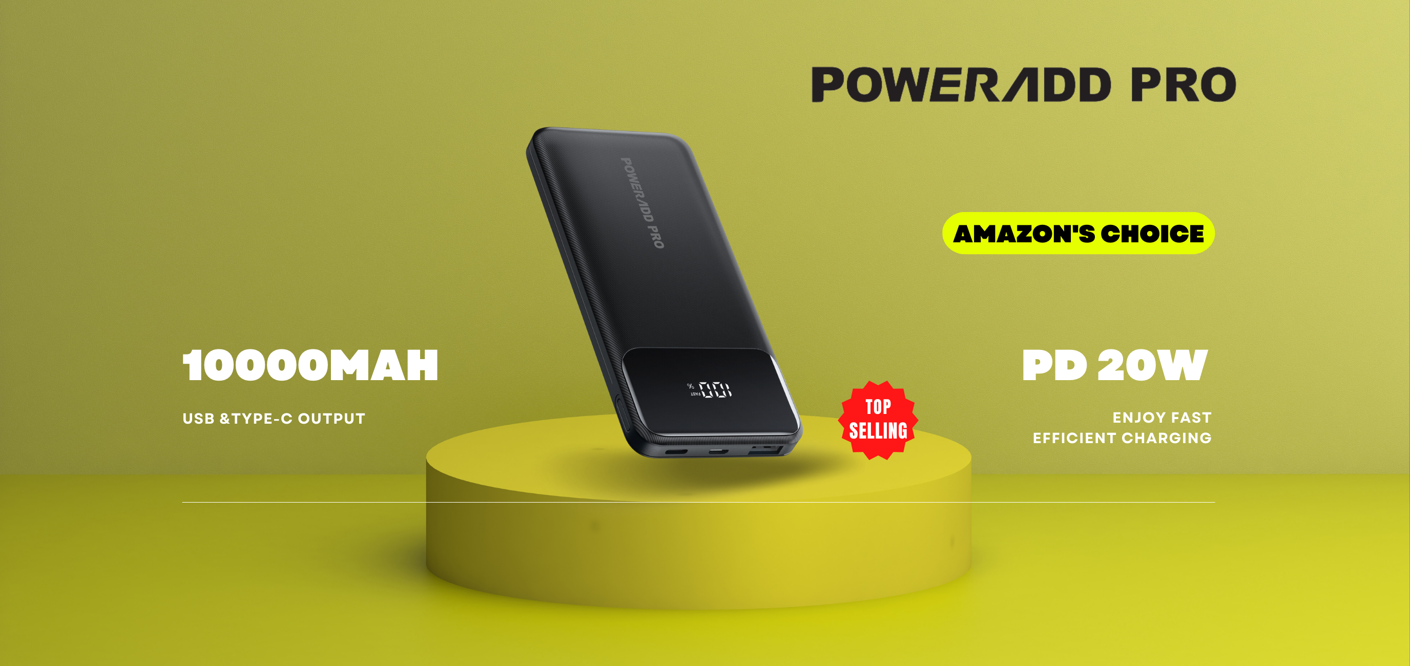 Mini batterie externe POWERADD EnergyCell 5000mAh en format stick