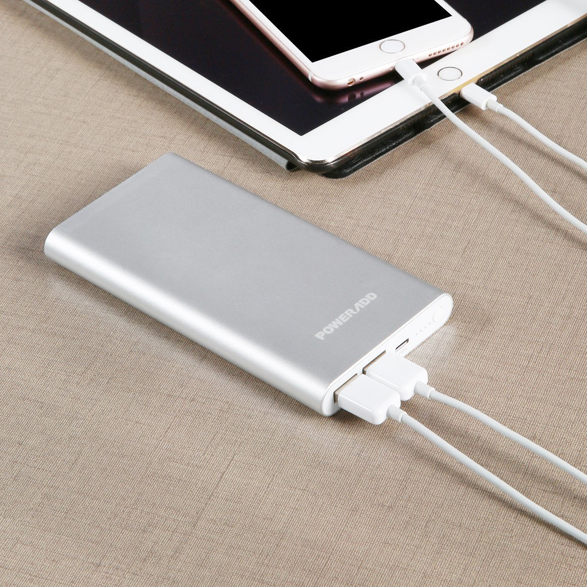 Poweradd Slim 2 Mini 10000mAh Power Bank Portable Charger USB