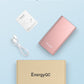 EnergyQC Pilot 4GS Portable Charger, Fast Charging 12000mAh Power Bank Dual 3A High Speed Output External Battery Pack Compatible with iPhone 13/12/11/X Samsung S10 and More