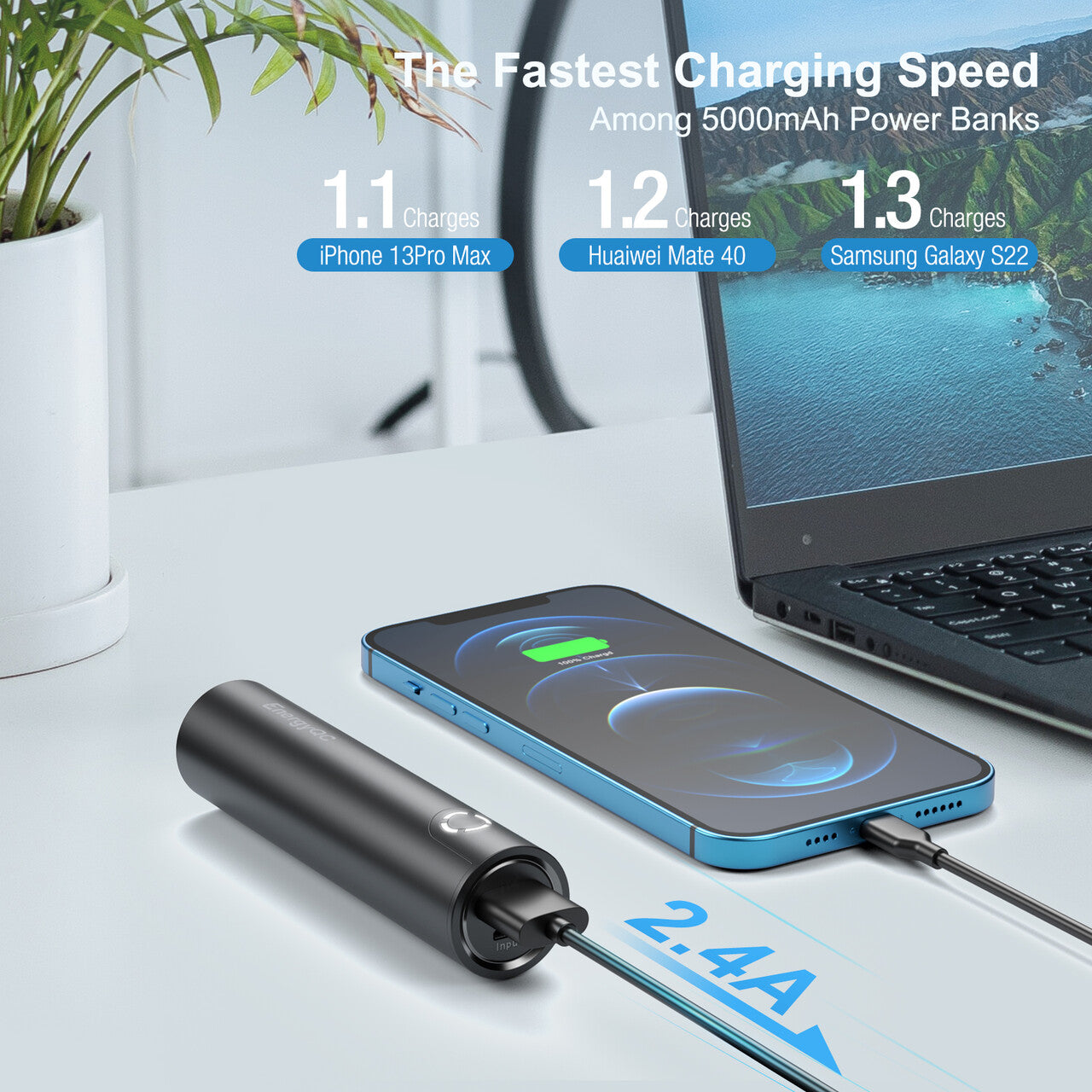 Shop EnergyQC 5000 Fastest Charging Power Bank