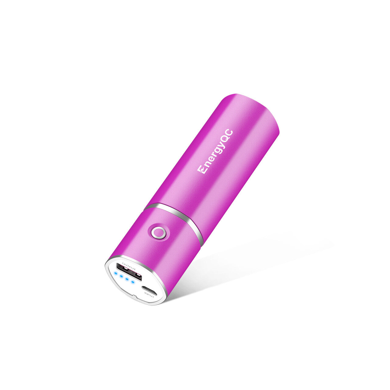 a purple Slim 2 Portable Charger