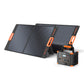 GRECELL 1000W Portable Power Station With 2x 100W Solar Panels