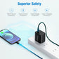 POWERADD 30W 【GaN 】Compact USB-C Wall Charger with Power Delivery, For iPhone 12 / Mini/Pro/Pro Max / 11 / X/XS/XR, iPad Pro, Nintendo Switch ect