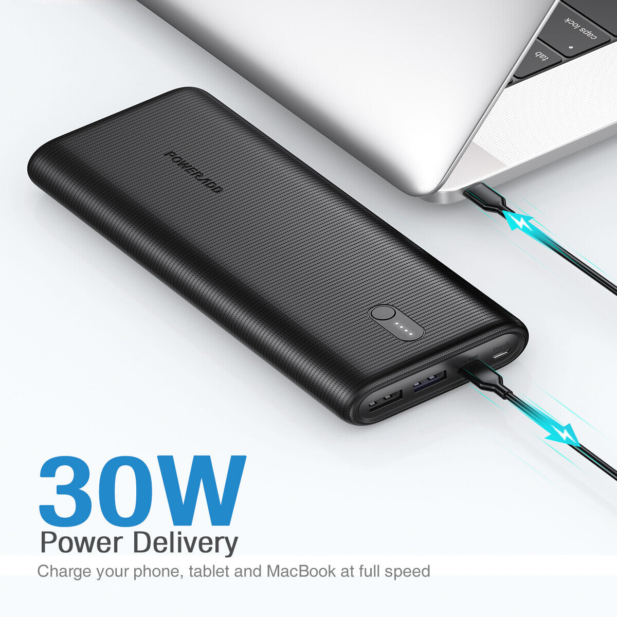 POWERADD EnergyCell 26800 Batterie Externe Puissante avec 3 USB